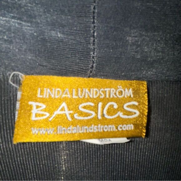 Linda Lundstrom Basics Open Front Long Sleeve Tunic Cardigan Top - Picture 5 of 8